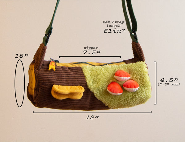 Corduroy Log Bag