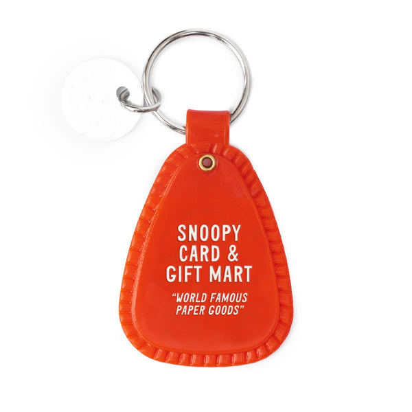 Snoopy Heart Saddle Keychain