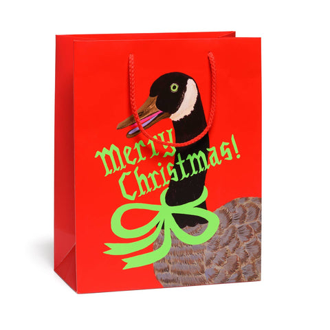 Christmas Goose Large Gift Bag