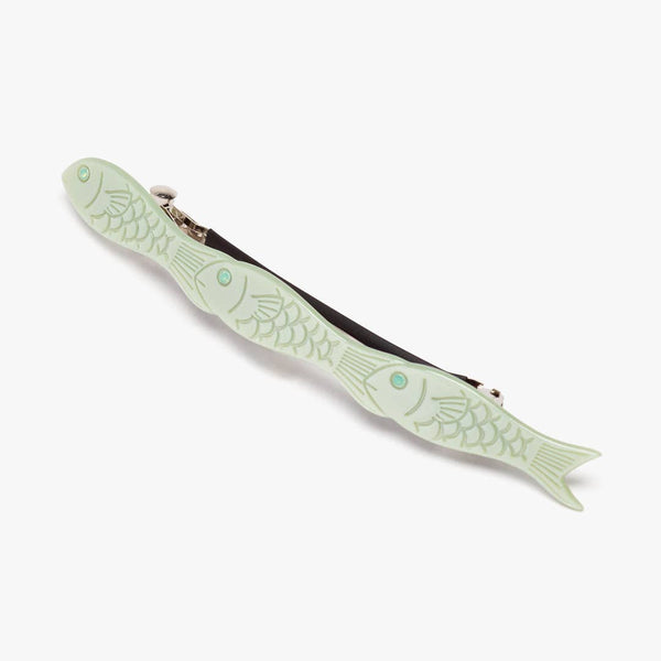 Jade Fish French Barrette