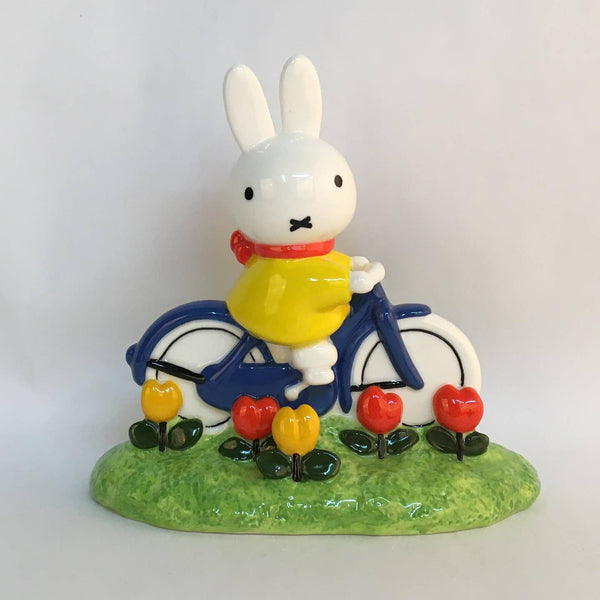Miffy Tulip Garden Bike Ride Figurine