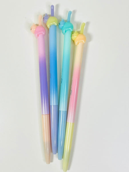 Colorful Cat Tail Retractable Gel Pen