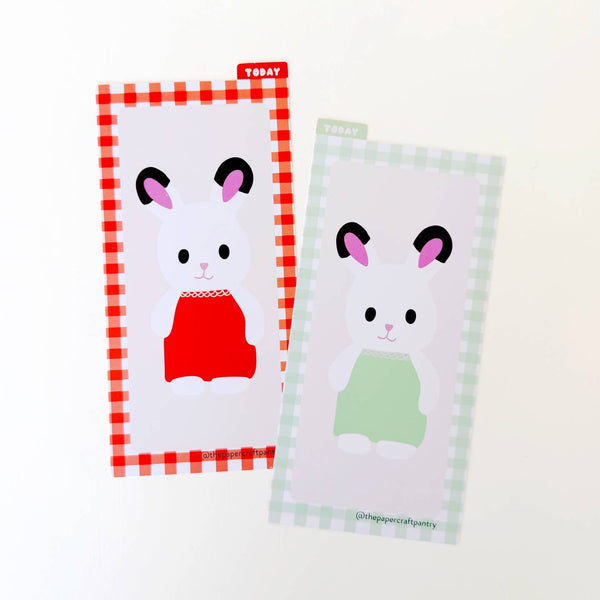Double-Sided Weeks Pencil Board - Bunny