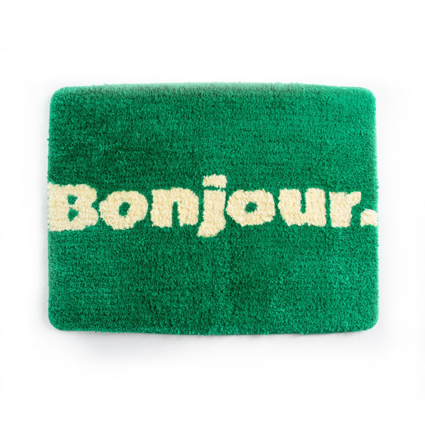 Green Bonjour Bath Mat
