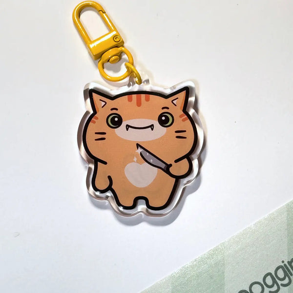 Cat Acrylic Keychain