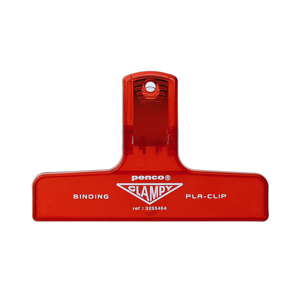 Plastic Clip - Clear Red
