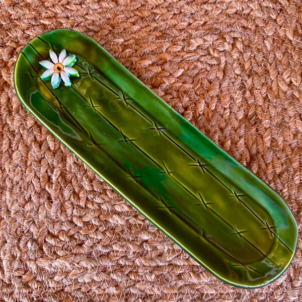 Torch Cactus Ceramic Incense Burner
