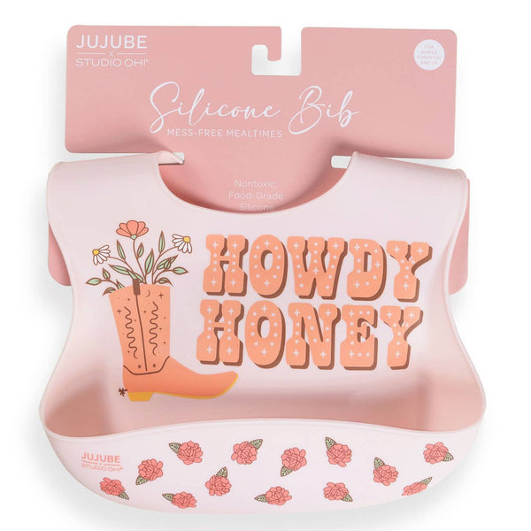 Silicone Bib - Bloomin' Boot