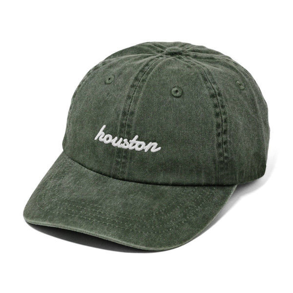 Houston, TX Embroidered Dad Hat - Vintage Olive