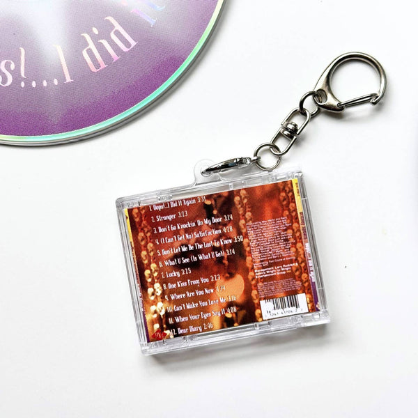 'Hit Clips' Mini CD Case Keychain - Britney Spears