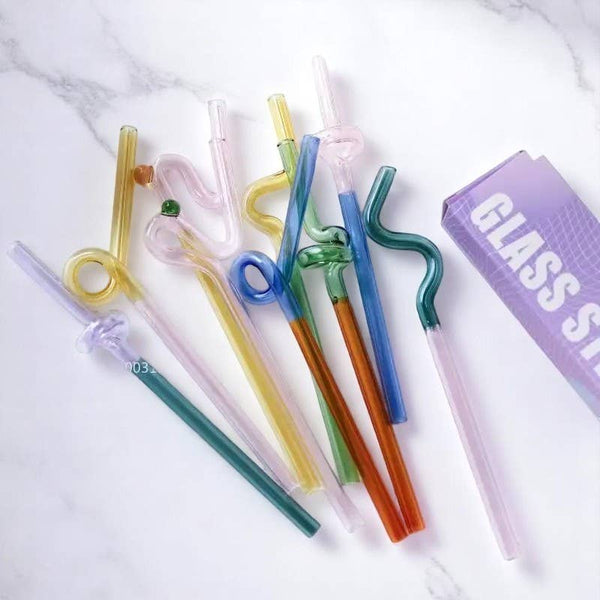 Artistry Style Glass Straws