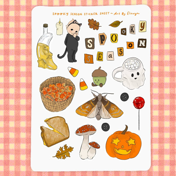 Spooky Season Sticker Sheet