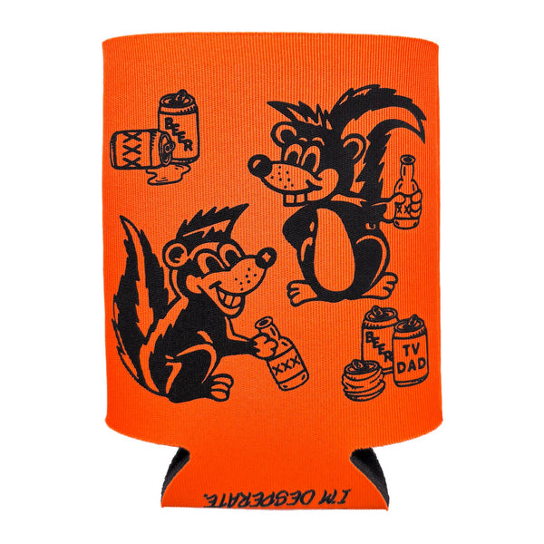 Drunk Skunk Koozie - Orange