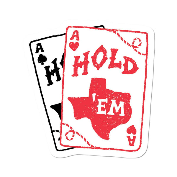 Texas Hold 'em Sticker