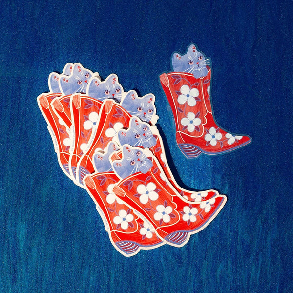 Cowboy Boot Cat