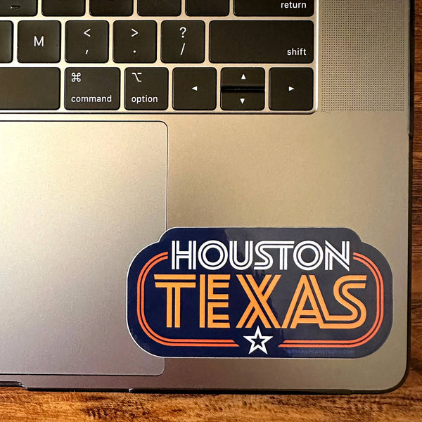 Houston Lines Sticker
