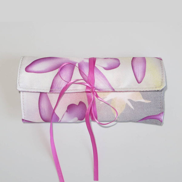 Floral Fabric Roll - Craft Supply Organizer