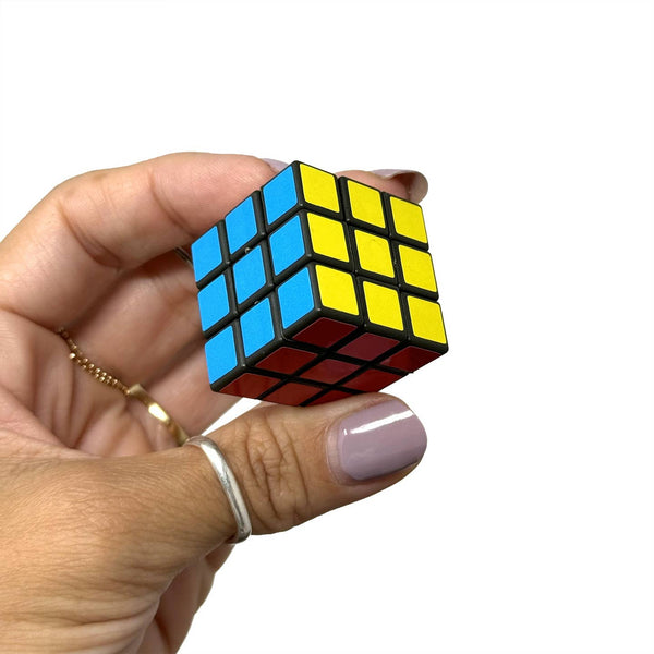 Retro Cube Game Keychain