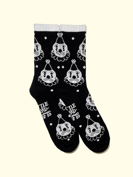 Clown Print Cotton Socks