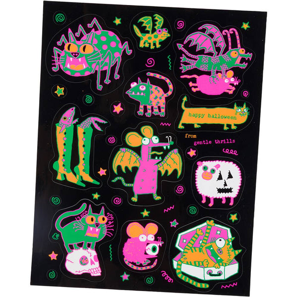 Spooky Scary Sticker Sheet