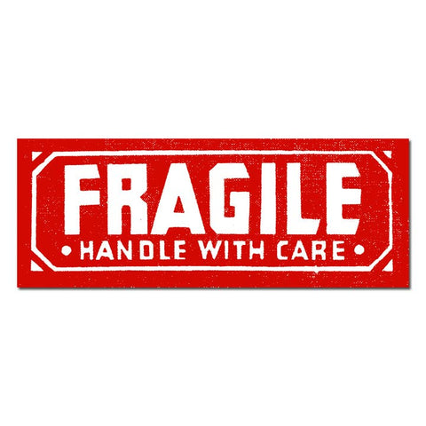 FRAGILE Sticker by Andy Warhol