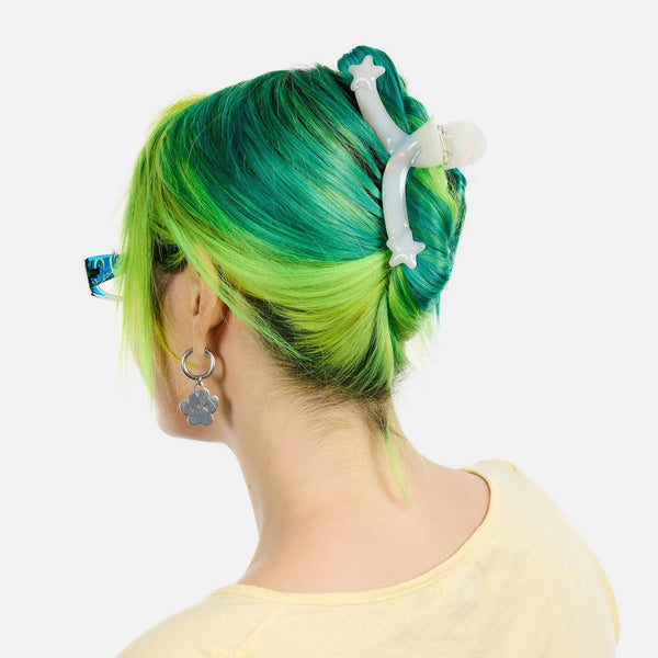 Single Star Loop Claw - Opal