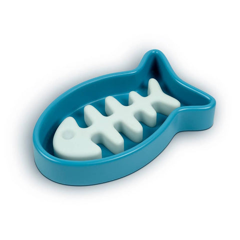 Slow Feeder Cat Bowl - Fish