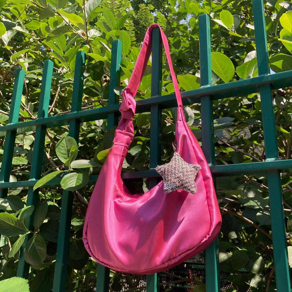 Holographic Glitter Star Bag Charm