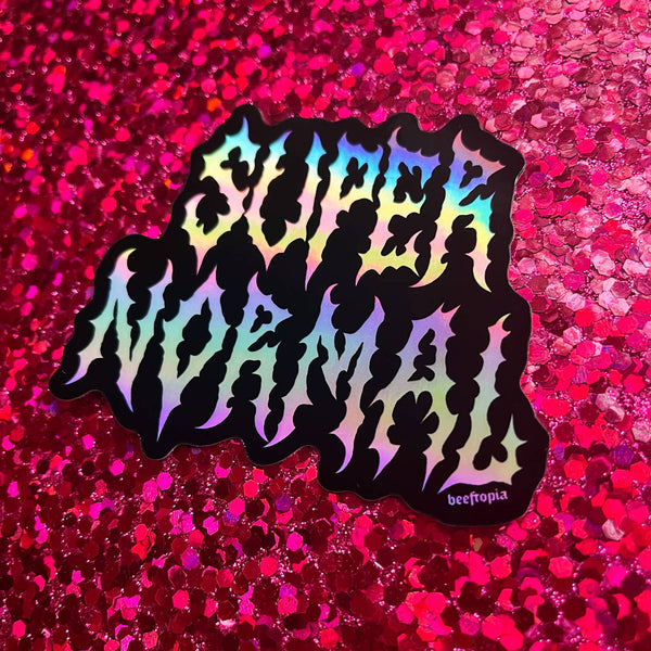 Super Normal Holographic Vinyl Sticker