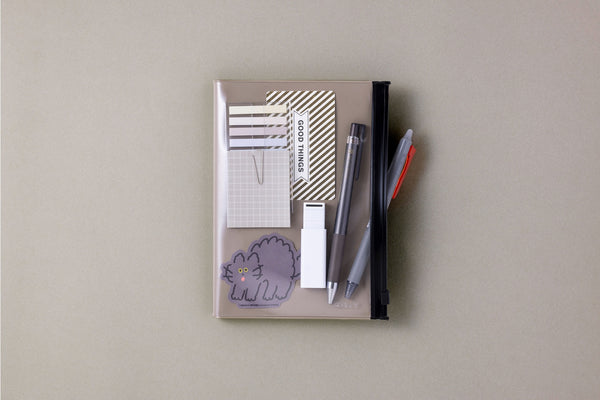 A5 Grid EDiT Notebook - Clear