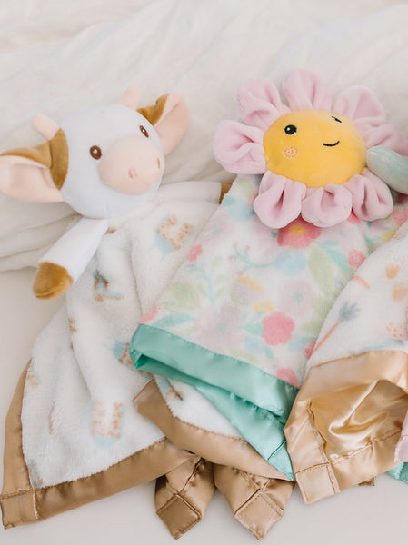 Reversible Baby Blanket - Howdy Partner Blue
