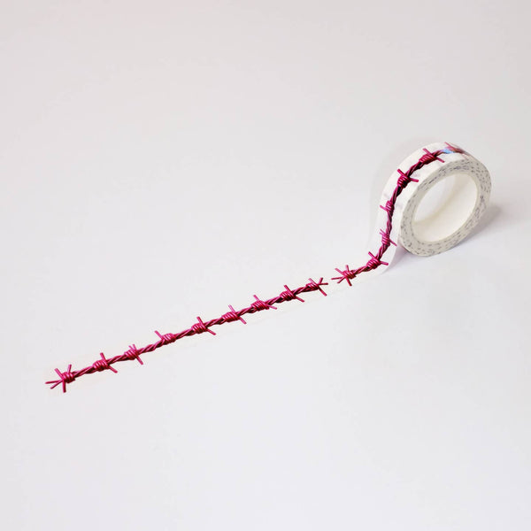 Pink Barbed Wire Washi Tape