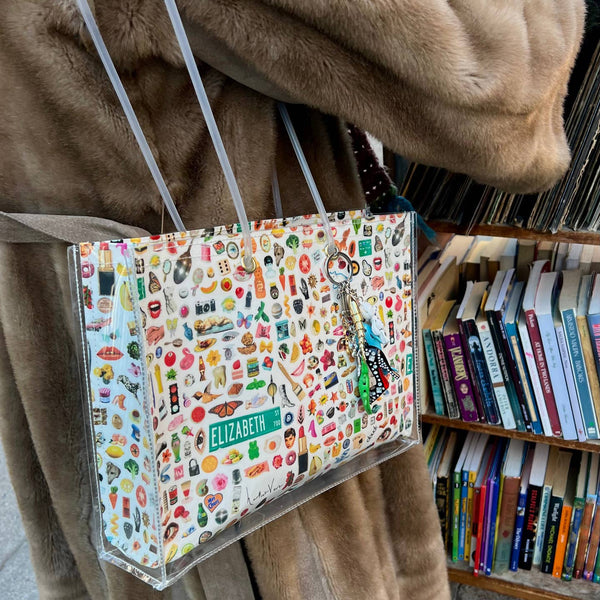 Elizabeth Street PVC Kraft Paper Shoulder Bag