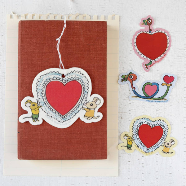 3P4 X Richard Scarry® - Mice Heart Sticker