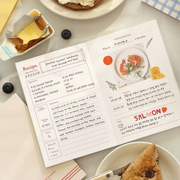 Homemade Cookbook Journal