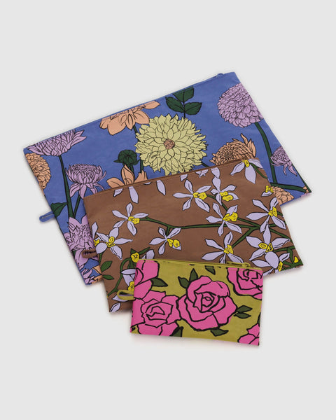 Go Pouch Set - Garden Flowers