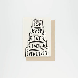 Forever & Ever Wedding Card
