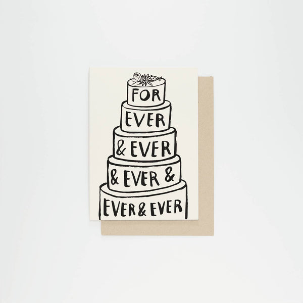 Forever & Ever Wedding Card