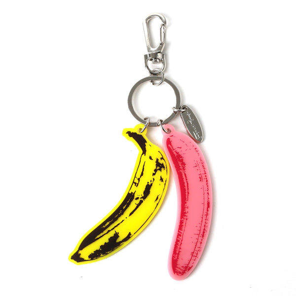 Warhol Bananas Acrylic Keyclip