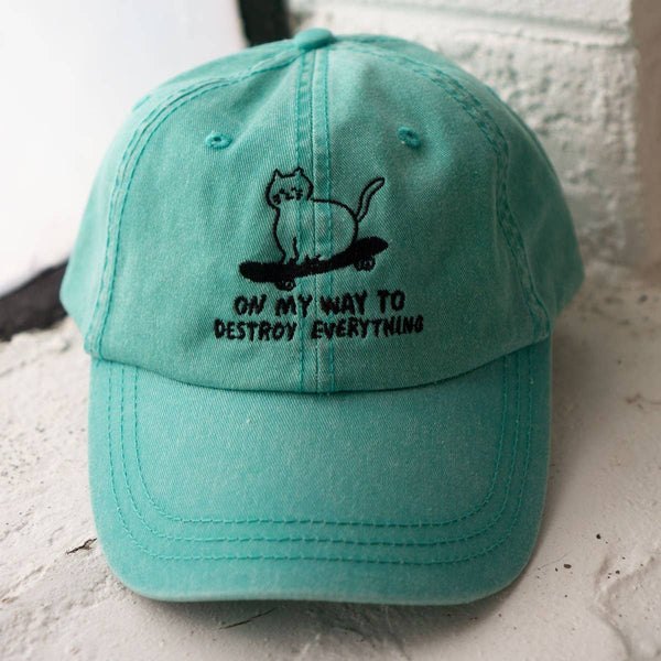 SK8 Cat Hat - Vintage Teal