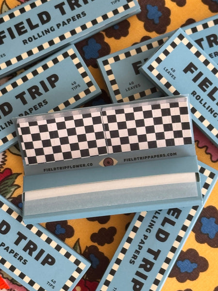 Rice Papers with Checkerboard Crutch Tips