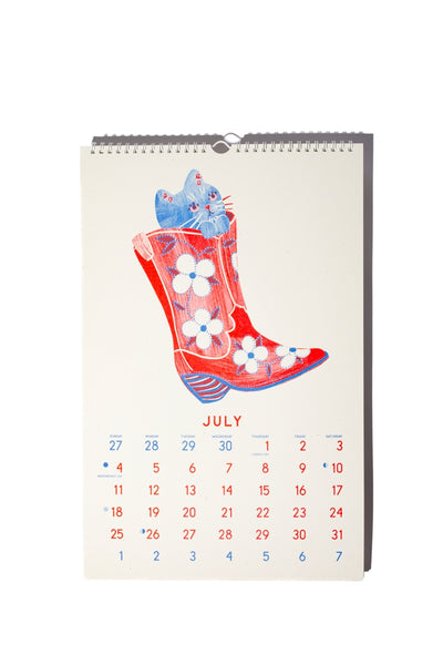 2027 Risograph Wall Calendar - Just Makin' It Through