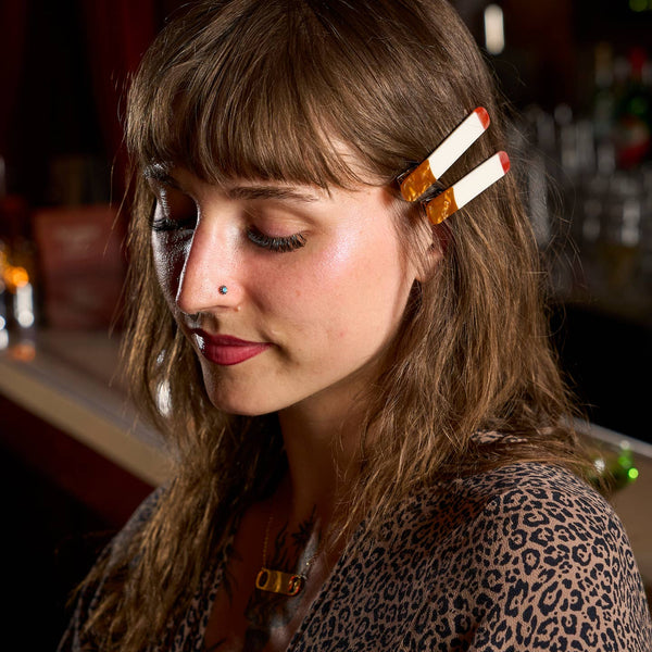 Cigarette Hair Clips