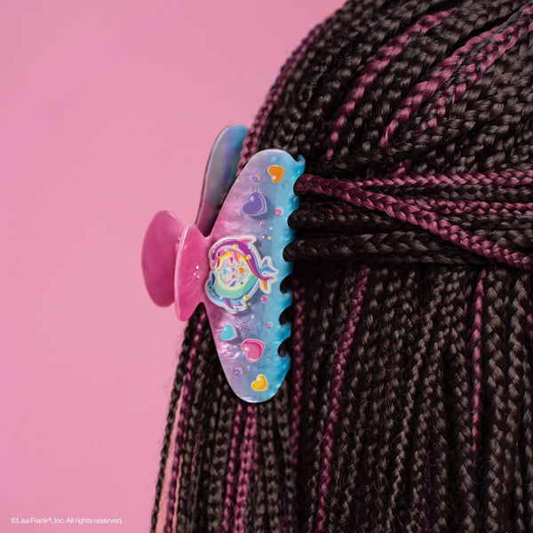 Lisa Frank X Kitsch Glitter Claw Clip - Dancing Dolphins™