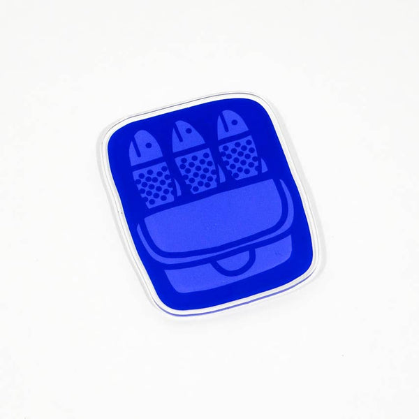 Tinned Fish Recycled Acrylic Fridge Magnet