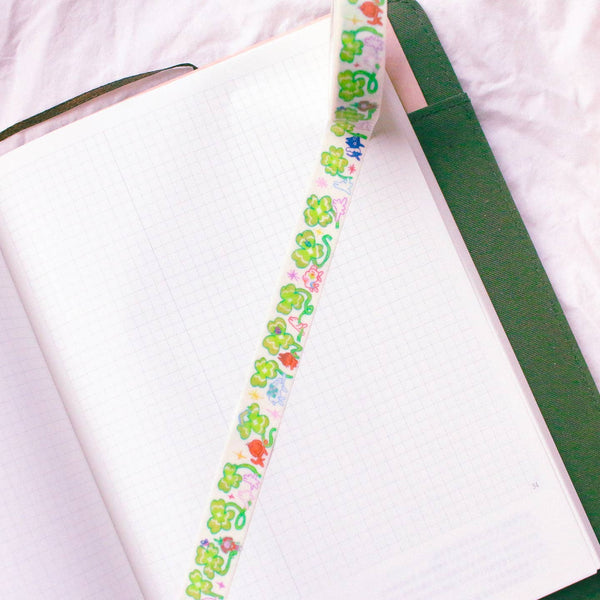 'Clover Parade' Glitter Washi Tape