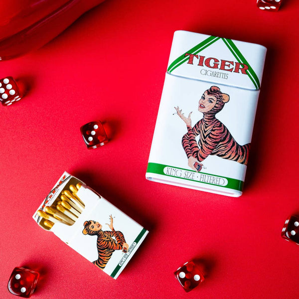 Tin Accessory Case - Tiger