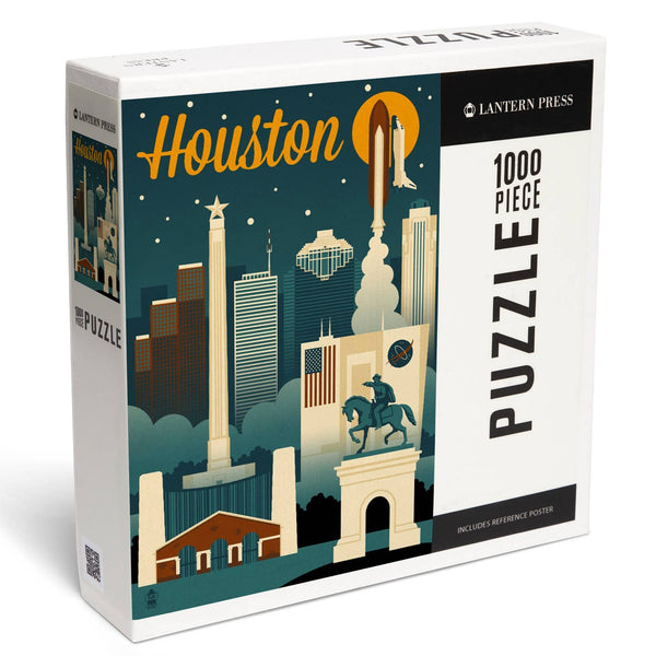 HTX Retro Skyline - 1000 Piece Puzzle