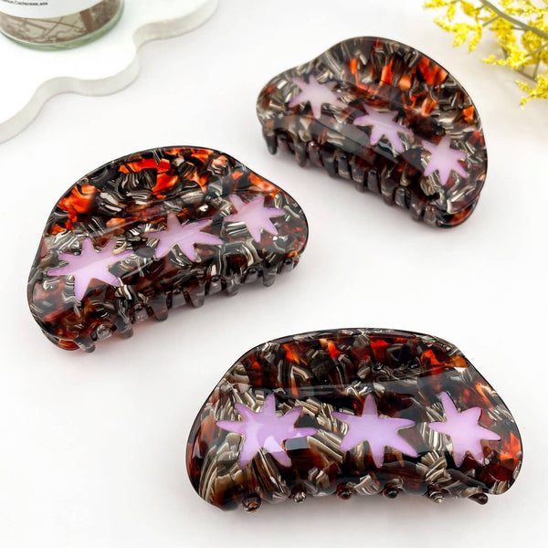 Vintage Star Floral Hair Claw