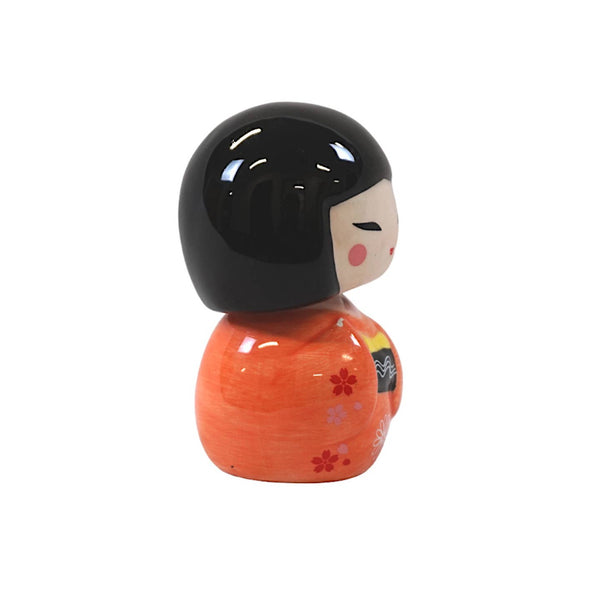 Ceramic Kokeshi Bobble Head